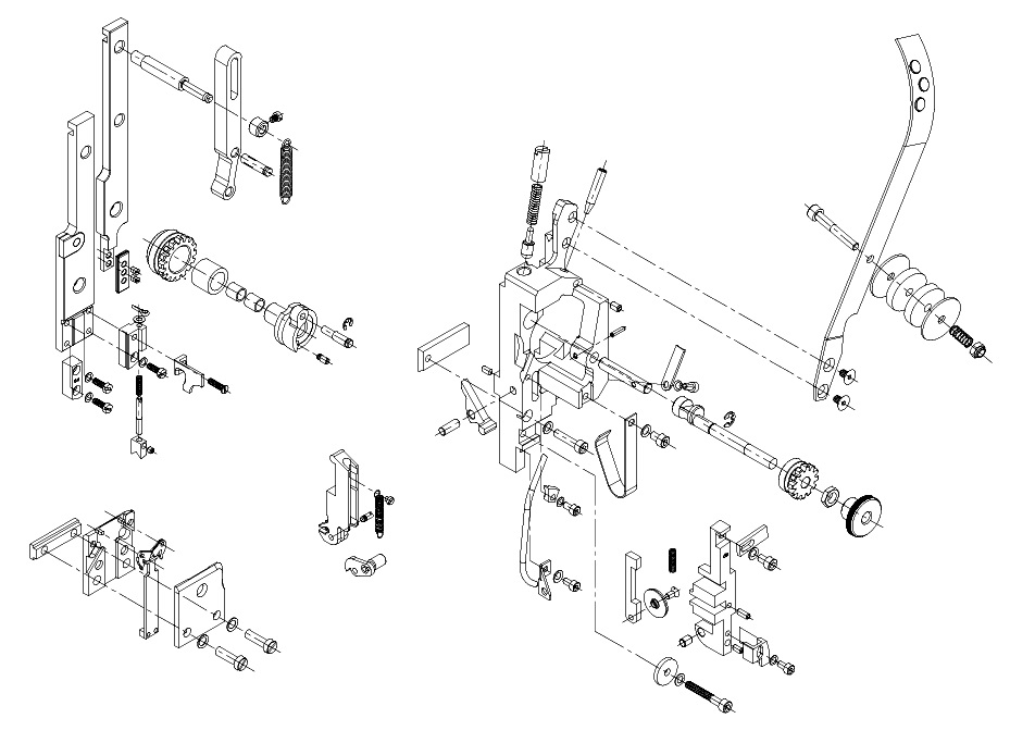 Muller Stitcher Heads & Parts